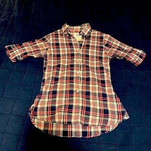 Thom Browne for Brooks Brothers Madras Print Shirt